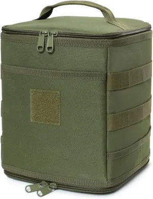 Tactical Camping Storage Bag 7L Utility Tote Bag Trunk Organizer (OD Green)