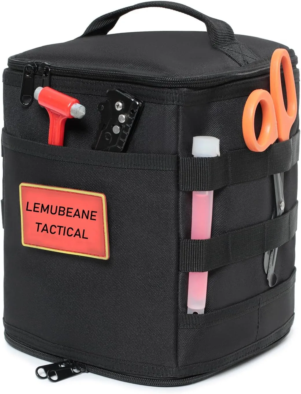 Tactical Camping Storage Bag 7L Utility Tote Bag Trunk Organizer (OD Green)
