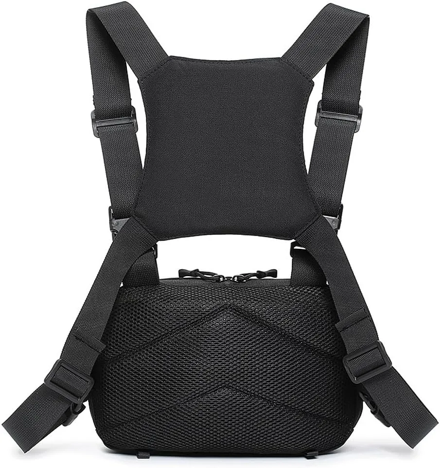 Tactical Chest Pack EDC Chest Bag Utility Molle Chest Rig Pouch with CCW Compartment Adjustable Strap Admin Pouch