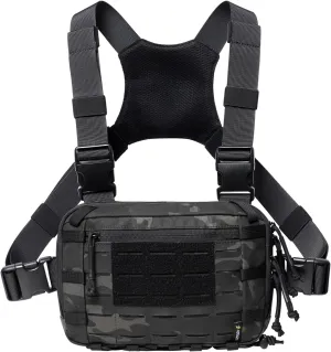 Tactical EDC Chest Bag 2L Utility Molle Chest Rig Pouch with CCW Compartment Adjustable Strap Outdoor