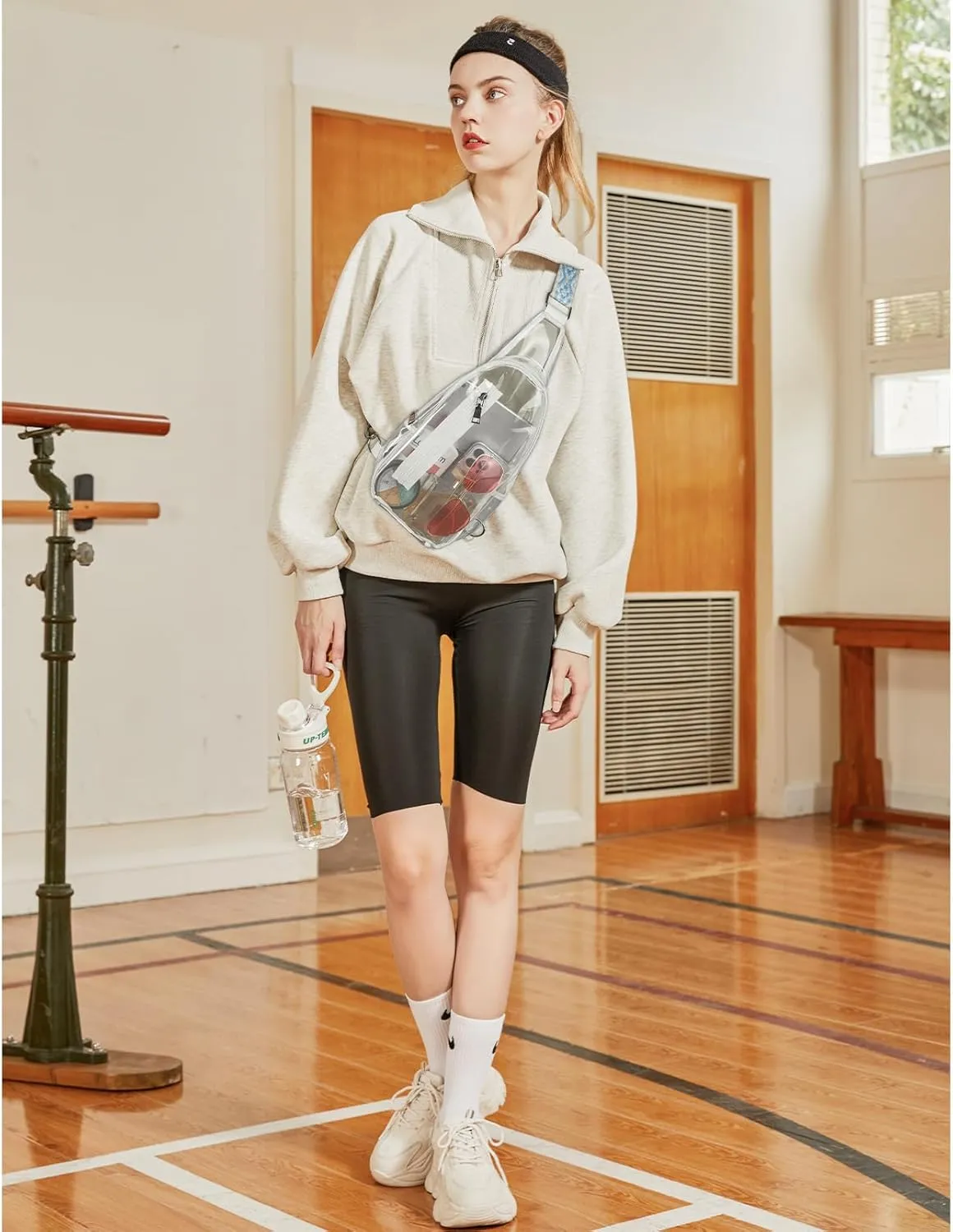 Telena Clear Bag for Stadium Events Women's Clear Purses for Women Stadium Crossbody Bag