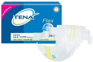 TENA ProSkin Flex Super Belted Undergarment, Incontinence, Disposable, Heavy Absorbency, Large, 30 Count, 30 Packs, 30 Total