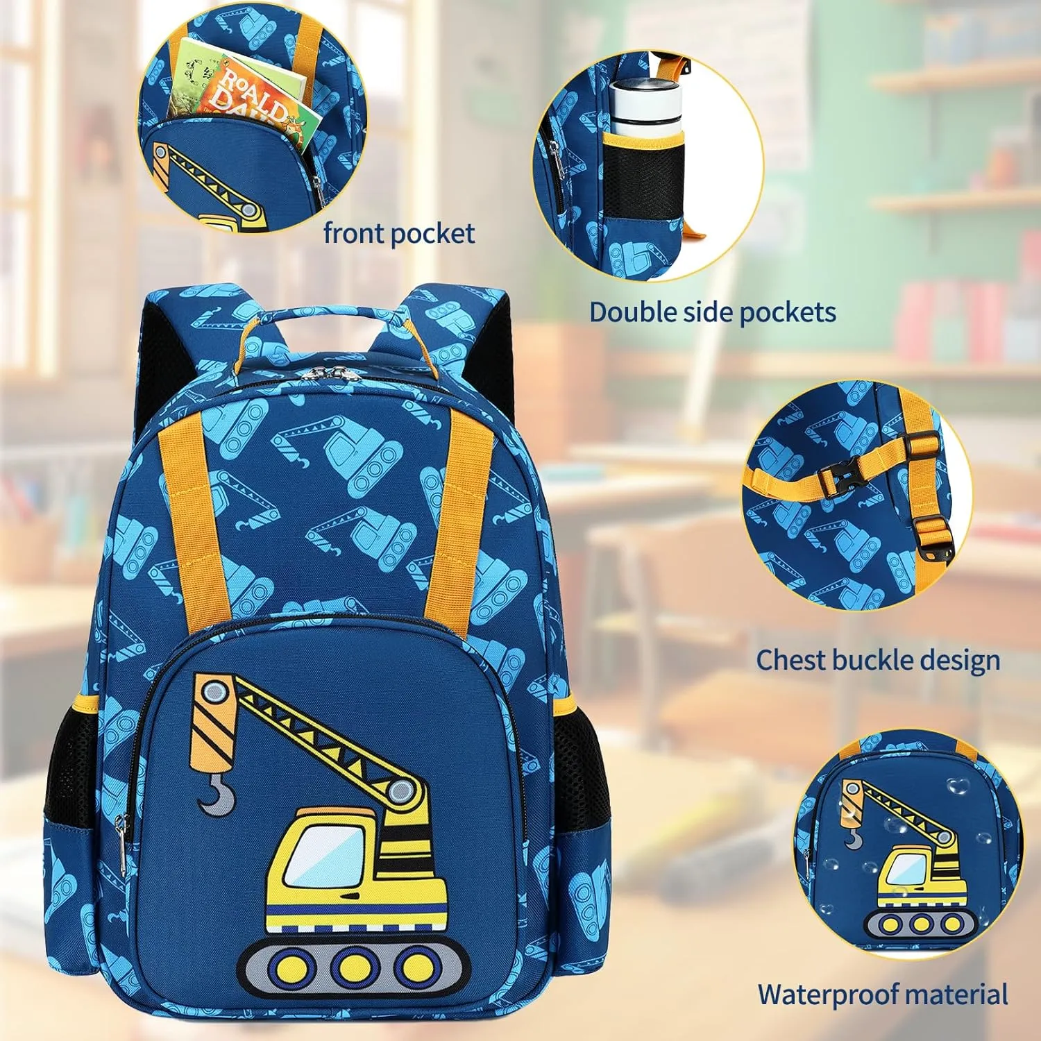 Toddler Backpack Boys Girls Cute Kids School Backpack Preschool Kindergarten Bookbags Nursery Daycare Toddler Bags