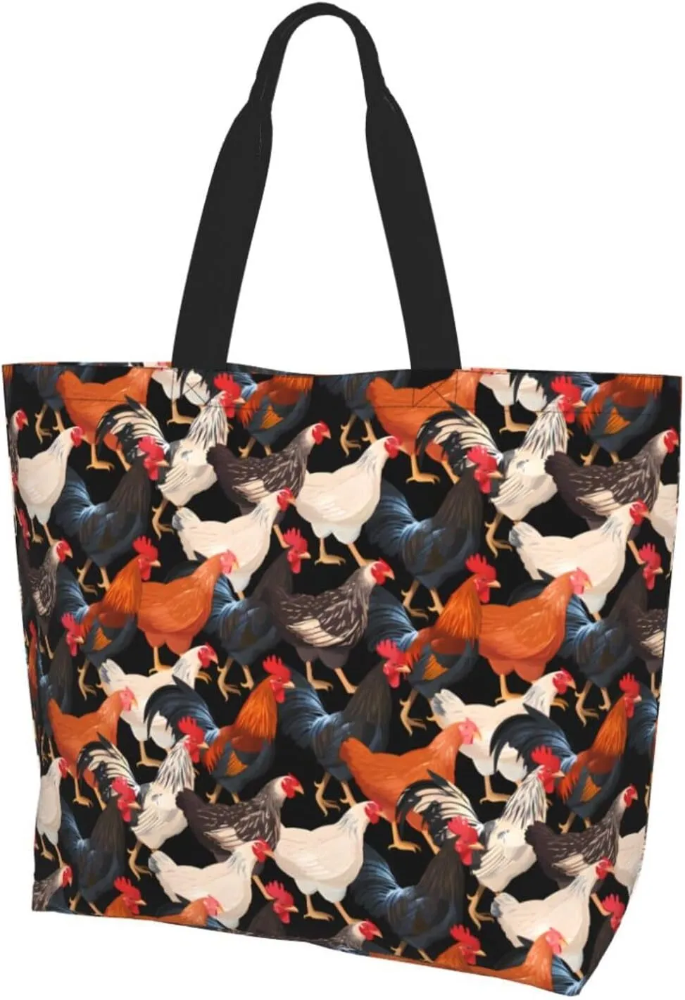 Tote Bag For Womens, Large Casual Shoulder Sling Bags Reusable Grocery Handbag For Travel Shopping Gym