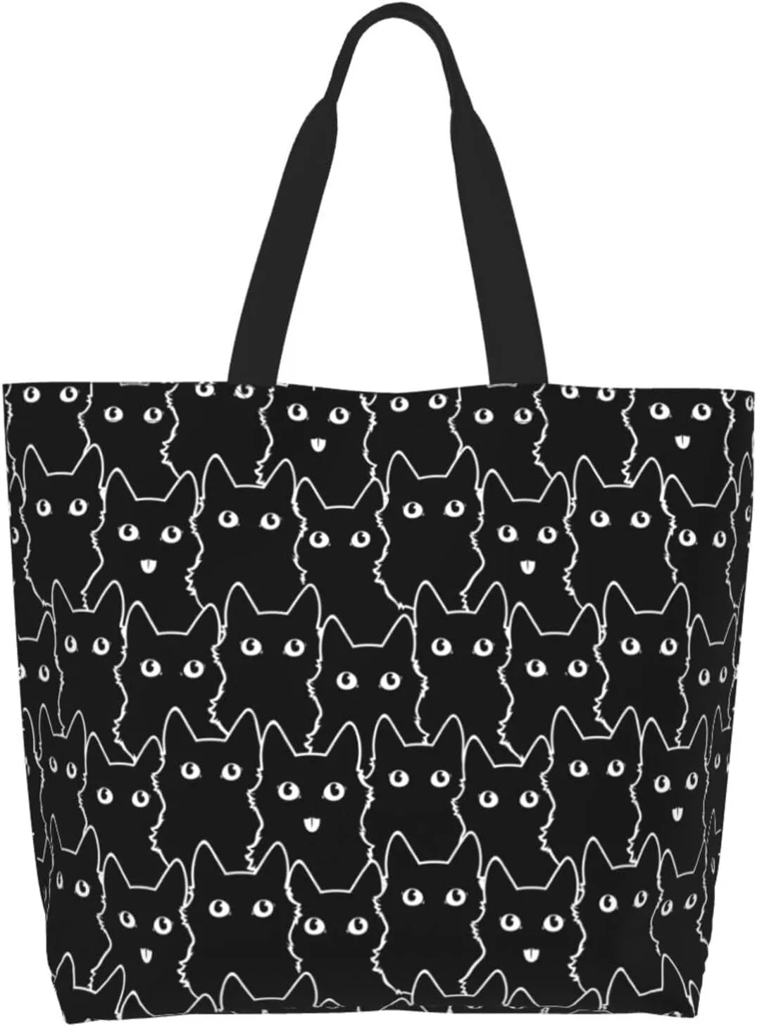 Tote Bag For Womens, Large Casual Shoulder Sling Bags Reusable Grocery Handbag For Travel Shopping Gym