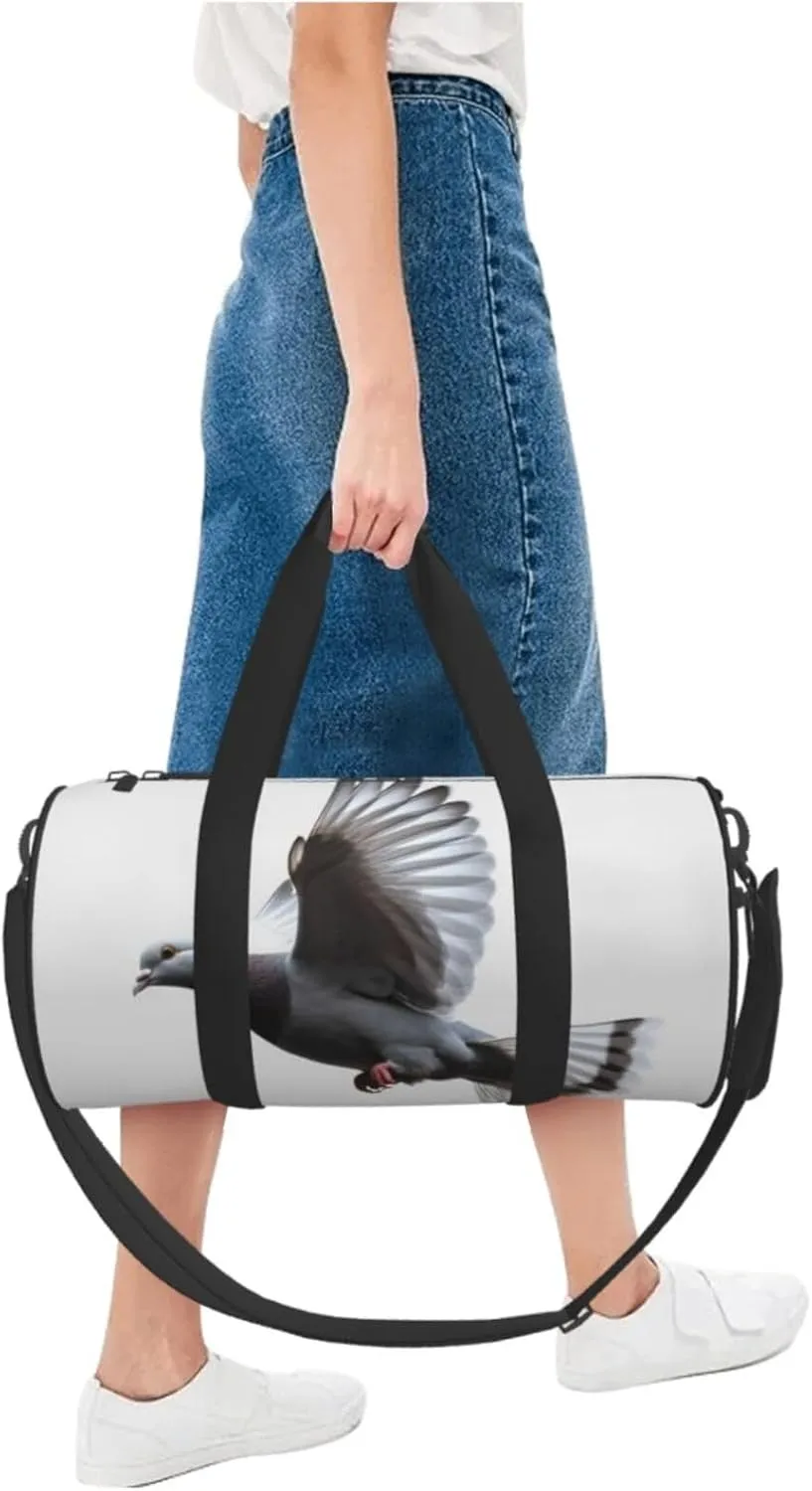 Travel Bag For Women,Flying Dove Print Personal Item Duffle Bags,Weekend Travel Duffel Tote Bag,Travel Sport Gym Bag For Men,Airplane Travel Essentials For Flying
