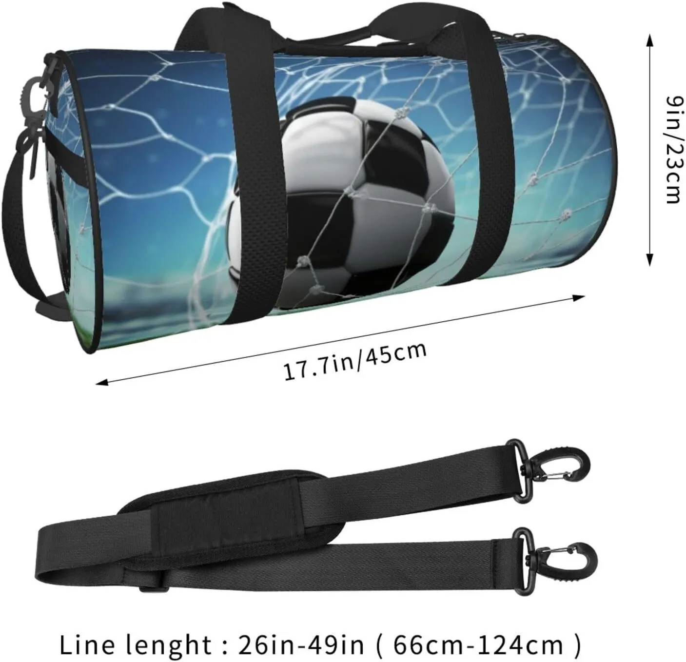 Travel Bag For Women,Soccer Network Print Personal Item Duffle Bags,Weekend Travel Duffel Tote Bag,Travel Sport Gym Bag For Men,Airplane Travel Essentials For Flying