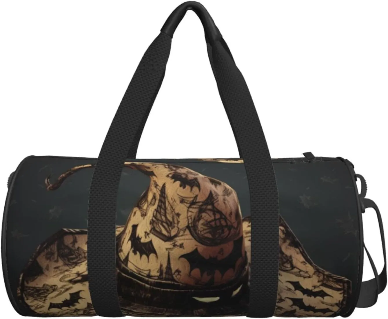Travel Bag For Women,Witch Hat Print Personal Item Duffle Bags,Weekend Travel Duffel Tote Bag,Travel Sport Gym Bag For Men,Airplane Travel Essentials For Flying