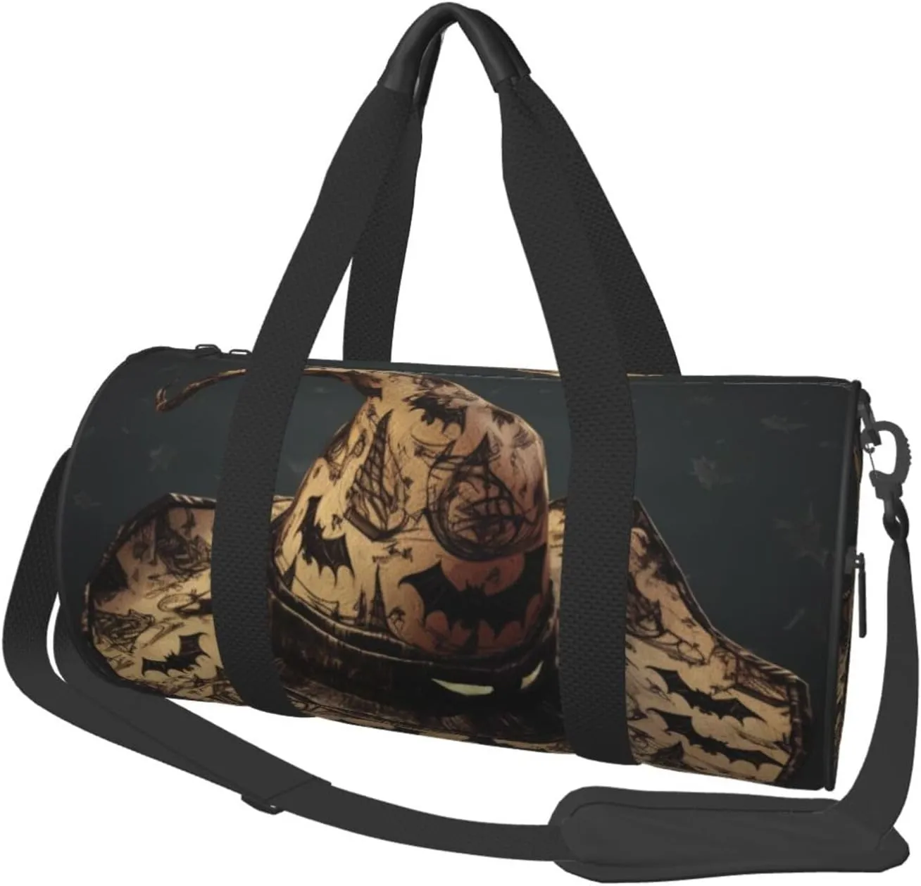 Travel Bag For Women,Witch Hat Print Personal Item Duffle Bags,Weekend Travel Duffel Tote Bag,Travel Sport Gym Bag For Men,Airplane Travel Essentials For Flying