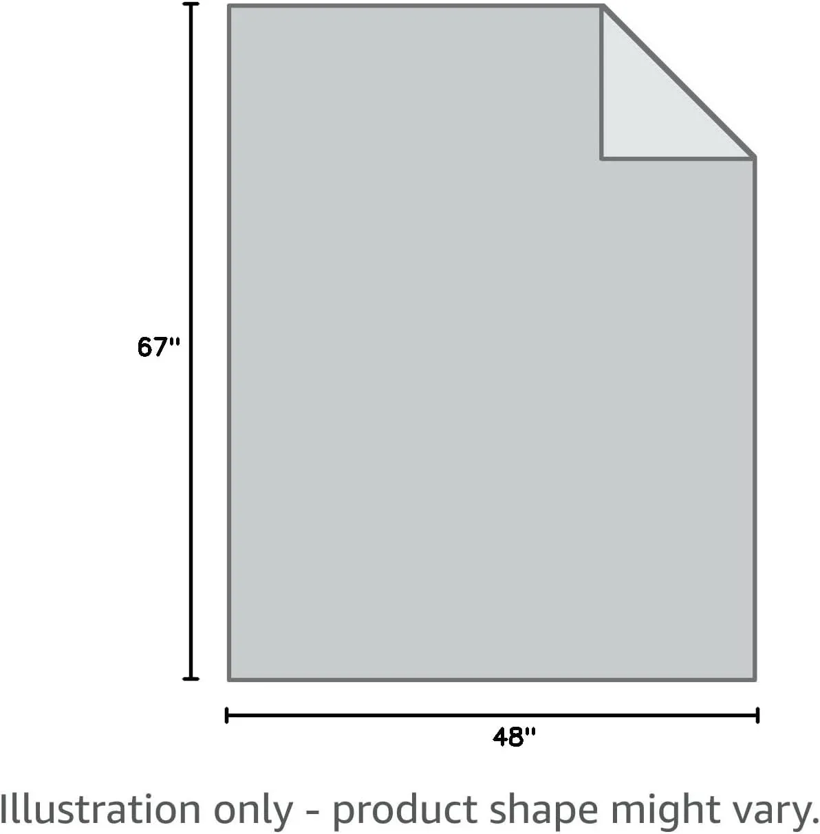 Travel Camping Blanket Lightweight and Breathable, 67 x 48 in Soft Airplane Flight Blanket for Travelers, Foldable Sheet with Stuff Sack for Train, Camp, backapcking, Office, Home (E651 Grey)