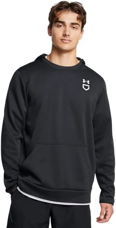 Under Armour Men's Utility Hoodie, (001) Black / / White, Medium