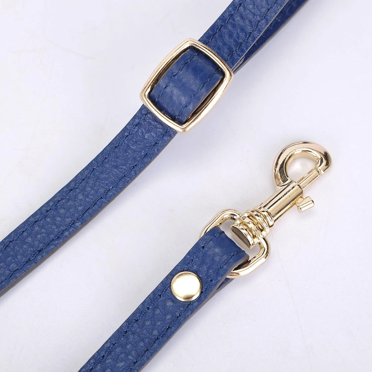 VanEnjoy Adjustable Genuine Leather Crossbody Straps Replacement - Width 1/2“, Length 25”-51”