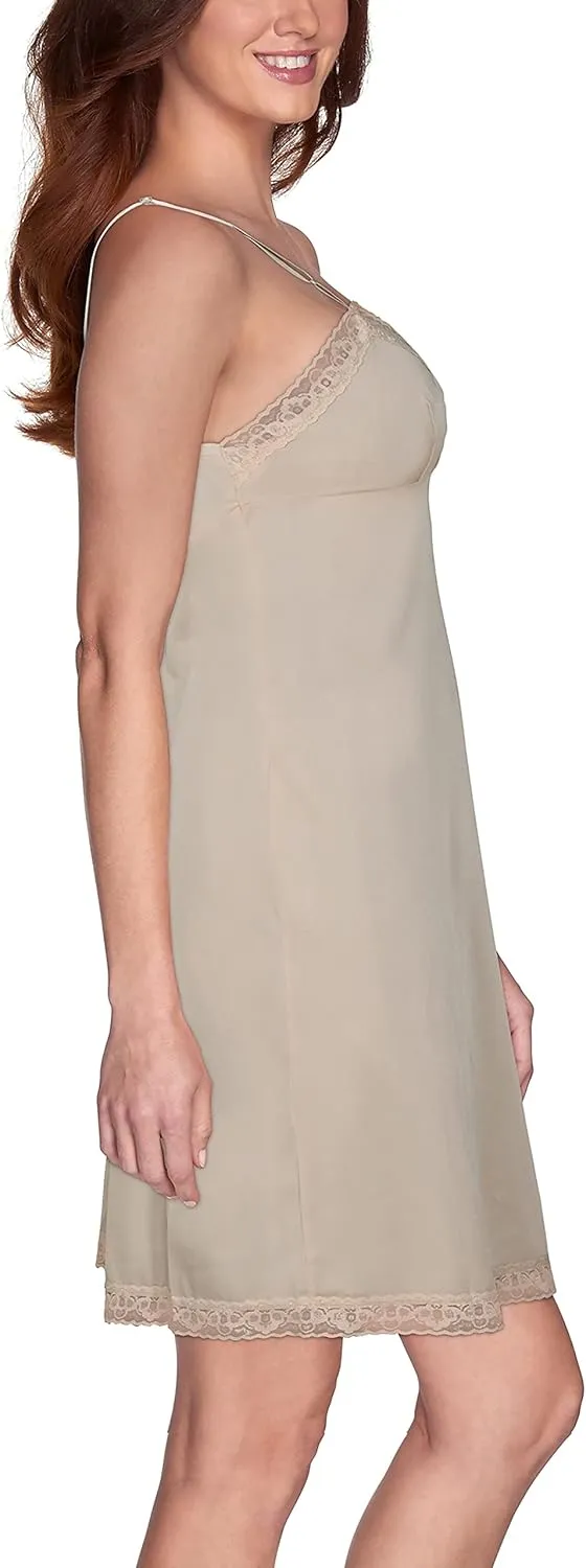 Vanity Fair Women's Anti-Static Nylon Full Slips for Under Dresses (S-5XL)