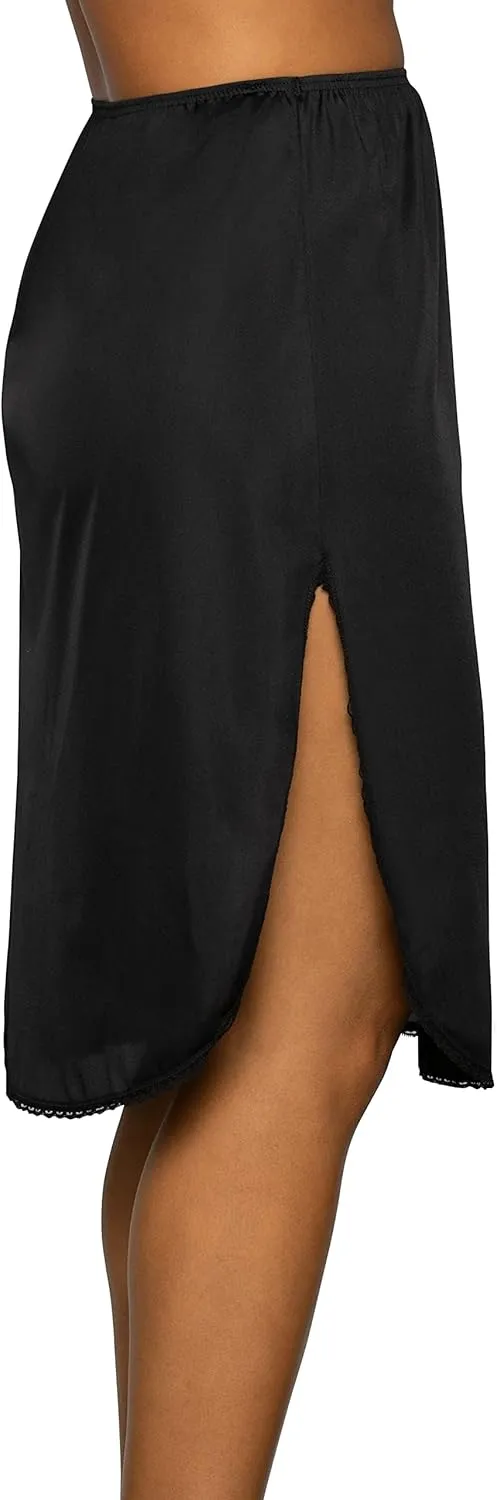 Vanity Fair Women's Anti-Static Nylon Half Slip for Under Dresses, Available up to size 3XL