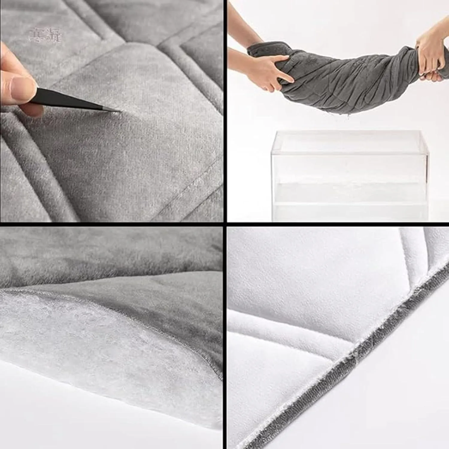 Velvet Bed Headboard Cover for Full Queen Cal King Size,Quilted Bed Headboard Slipcover Thicken Dustproof Headboard Padding Protector Cover(Champagne,160cm(63"))