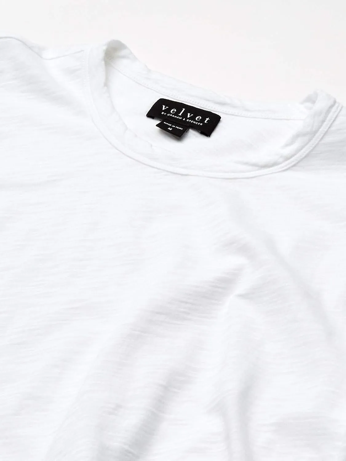 Velvet by Graham & Spencer Men's Amaro Rounded Hem Ss Crew