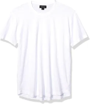 Velvet by Graham & Spencer Men's Amaro Rounded Hem Ss Crew