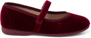 Velvet Mary Janes Girls Hook-and-Loop Strap