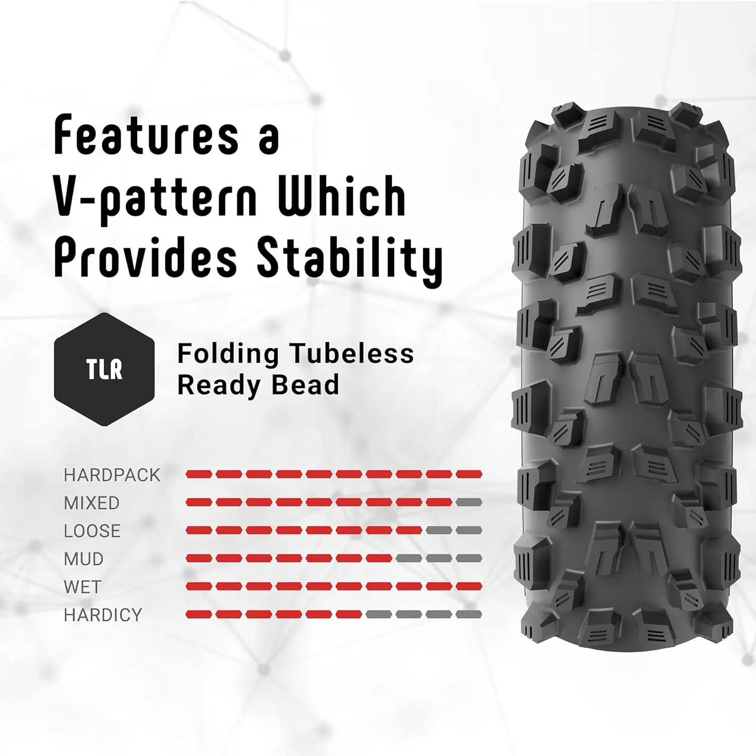 Vittoria Agarro Trail MTB/Off Road Bike Tire - 4C Graphene for Speed, Grip & Lower Resistance - Nylon Casing for Blend of Weight & Durability - Bead Shield & Anti-Puncture Belt