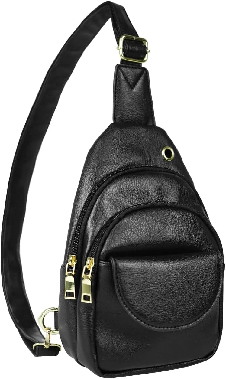 Waist Pack, Fanny Packs, Crossbody Bag, Travel Sling Bag, Leather Sling Bag