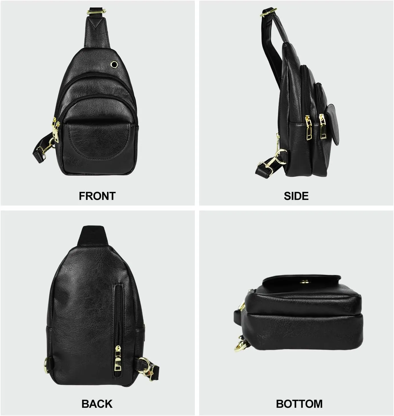 Waist Pack, Fanny Packs, Crossbody Bag, Travel Sling Bag, Leather Sling Bag