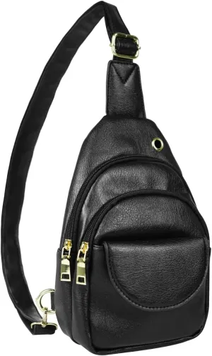Waist Pack, Fanny Packs, Crossbody Bag, Travel Sling Bag, Leather Sling Bag