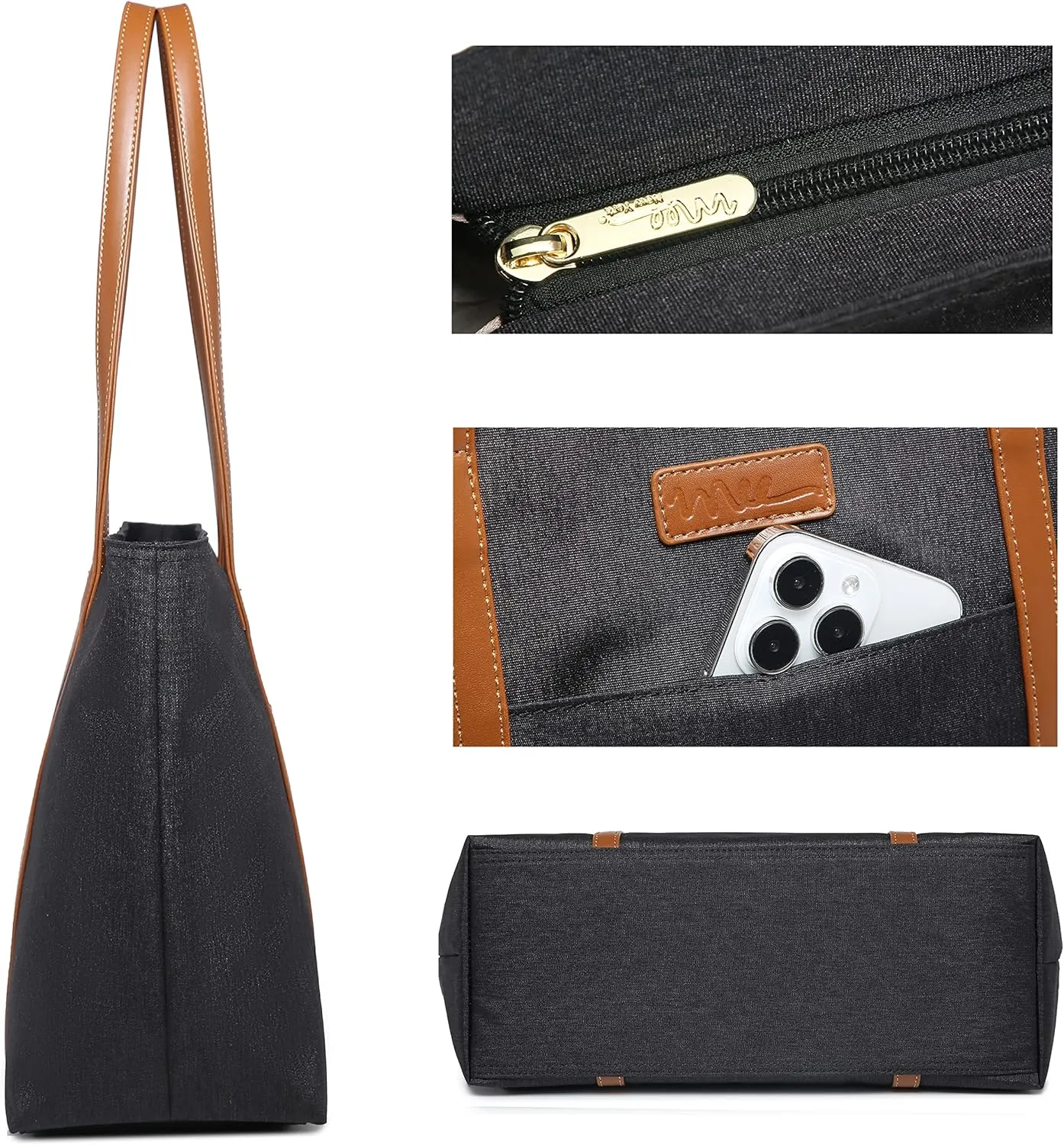 Water Resistance Light Weight Tote Bag Carrying Shoulder Bag Handbag