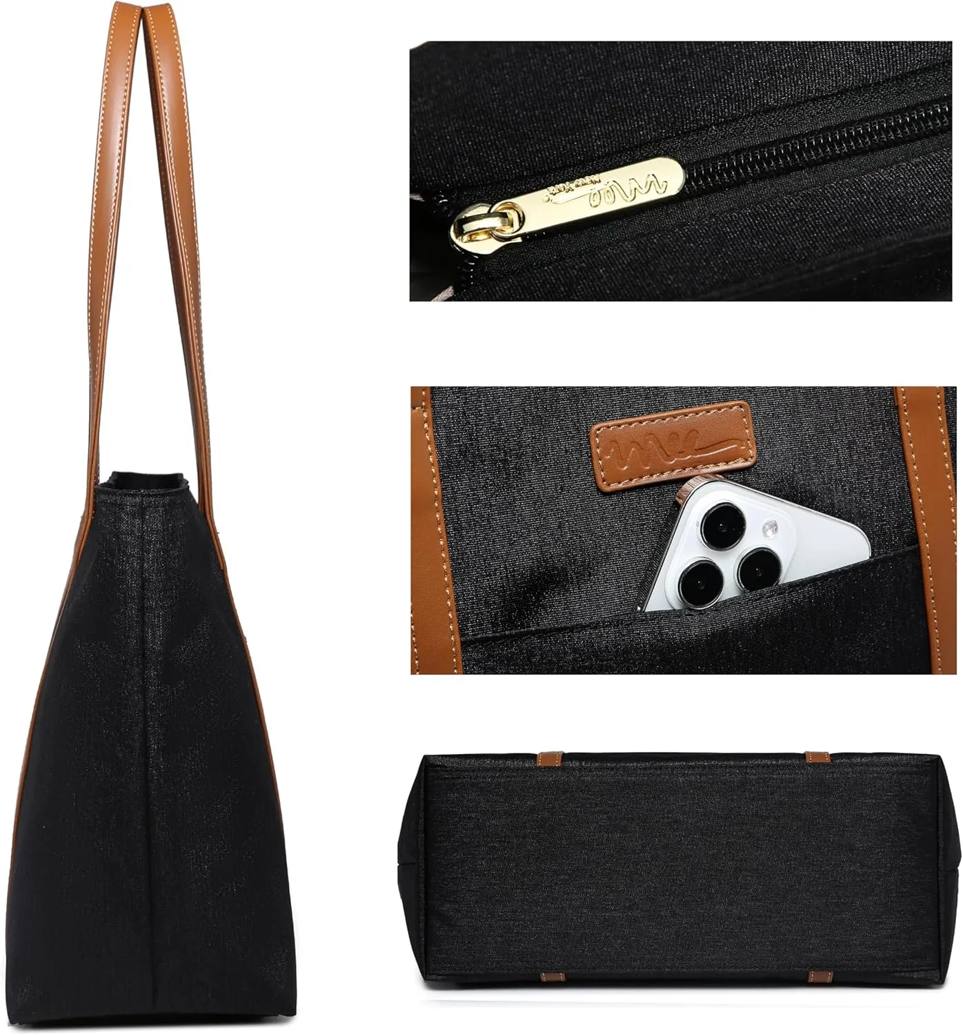 Water Resistance Light Weight Tote Bag Carrying Shoulder Bag Handbag