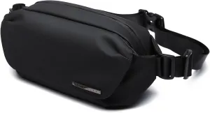Waterproof Fanny Pack for Men Stylish Sling Bag with Magnetic Snap Lightweight Shoulder Bag for Traveling, Sporting, Cycling, Daily