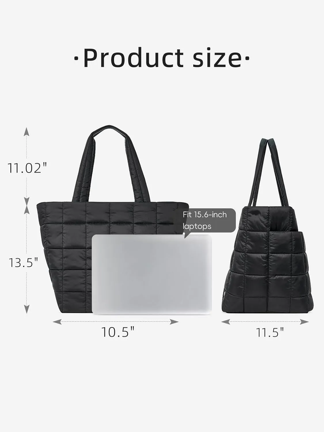 WESTBRONCO Small Puffer Bag Quilted Crossbody Bags for Women Puffy Purse Nylon Shoulder Handbag with Adjustable Strap