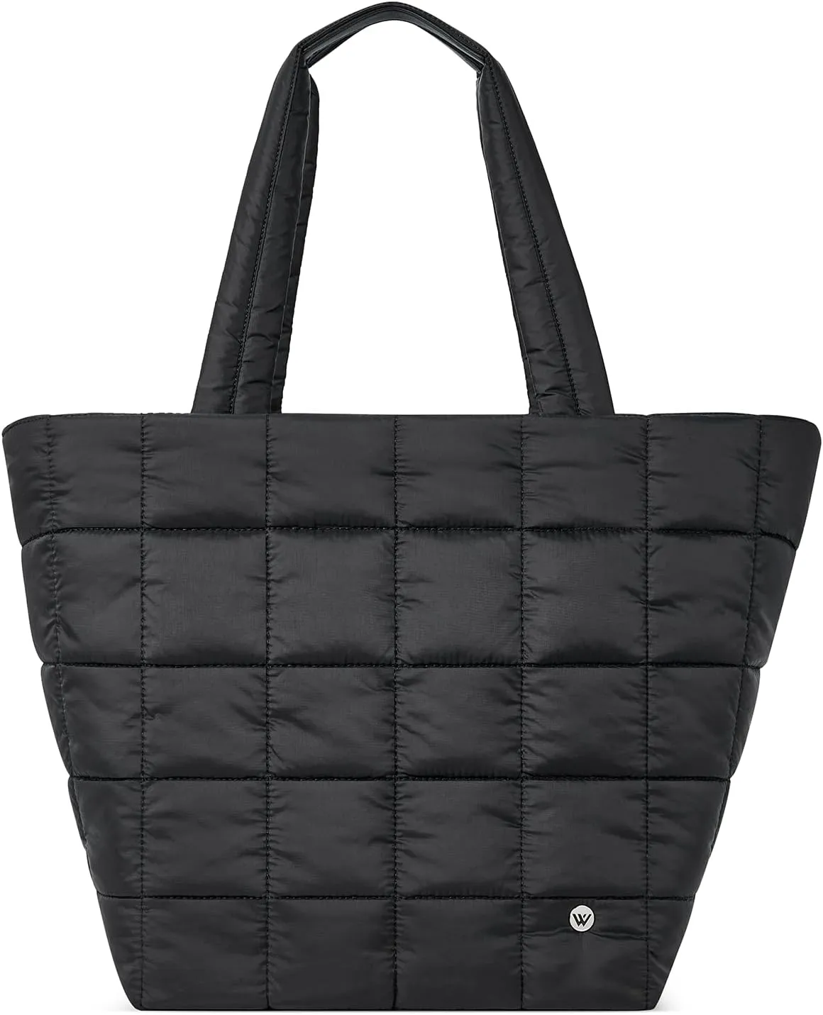 WESTBRONCO Small Puffer Bag Quilted Crossbody Bags for Women Puffy Purse Nylon Shoulder Handbag with Adjustable Strap