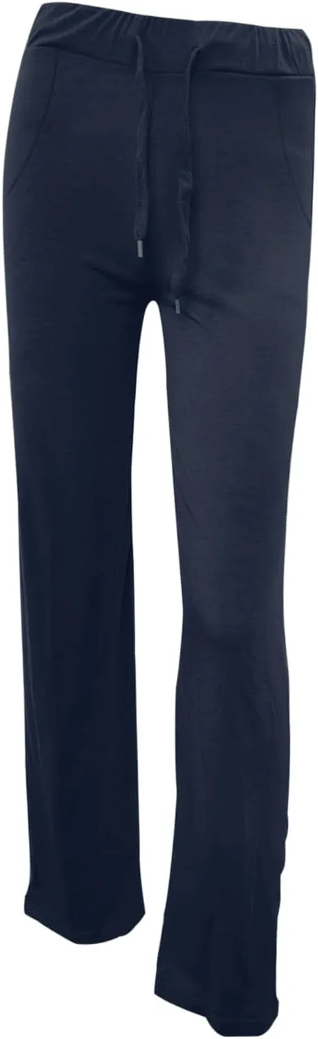 Wkishenl Cargo Pants Women High Waist Wide Leg Pants with Pockets Casual Drawstring Stretch Yoga Workout Leggings Sweatpants