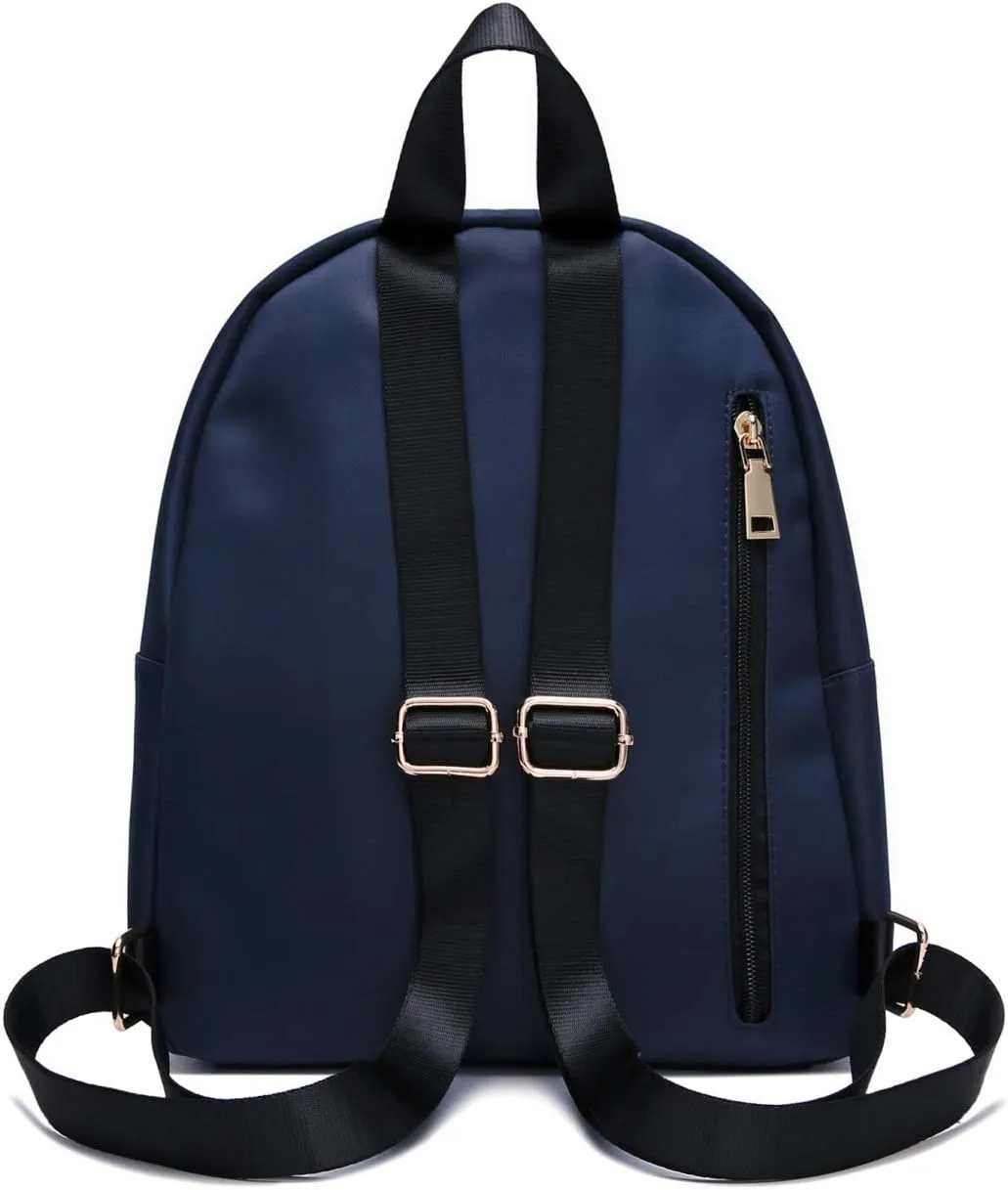 Women Mini Backpack Purse Water resistant Nylon Fashion College Bag Casual Daypack