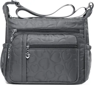 Women Shoulder Handbag Roomy Multiple Pockets Bag Ladies Crossbody Purse Tote Top Handle Satchel