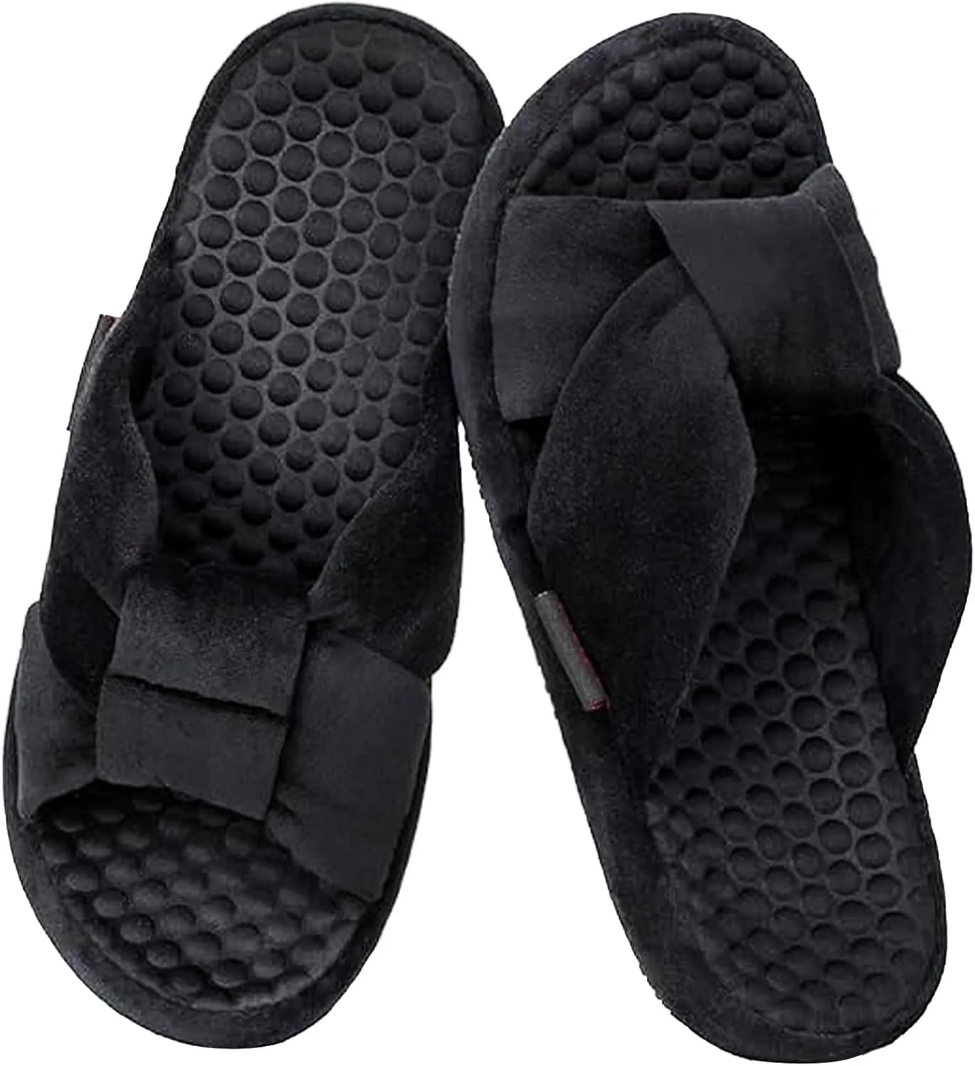 Women's House Slippers | Soft Memory Foam, Massage Beads, Non-Slip Rubber Sole | Cozy Velvet Indoor/Outdoor Slippers | Birthday Gifts & Mother's Day Gifts for Women