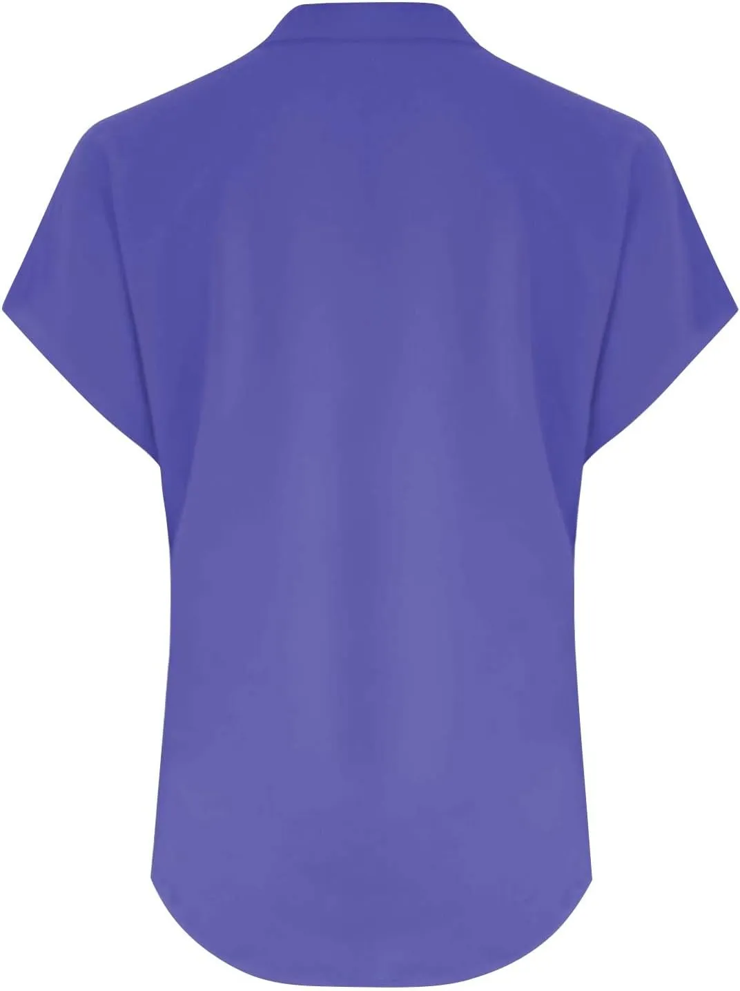 Women's Linen V Neck Shirt Trendy Short Sleeve Button Summer T-Shirts Loose Vacation Beach Solid Blouses Tunic Tops