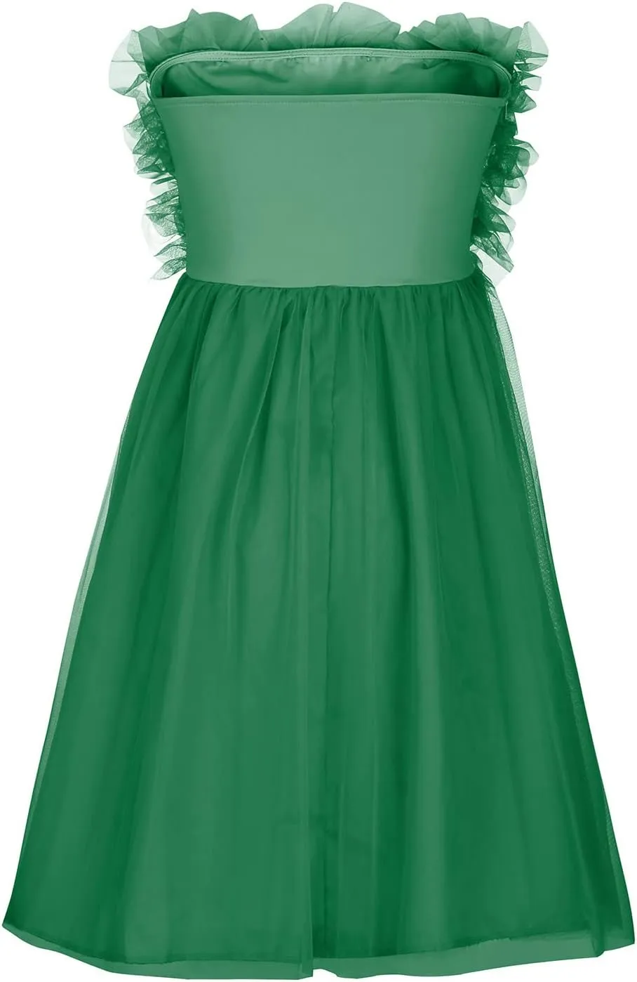 Womens Sexy Strapless Dress Fashion Sheath Skirts Puffy Sleeveless Elegant Gowns Dresses Prom Wedding Business Wear