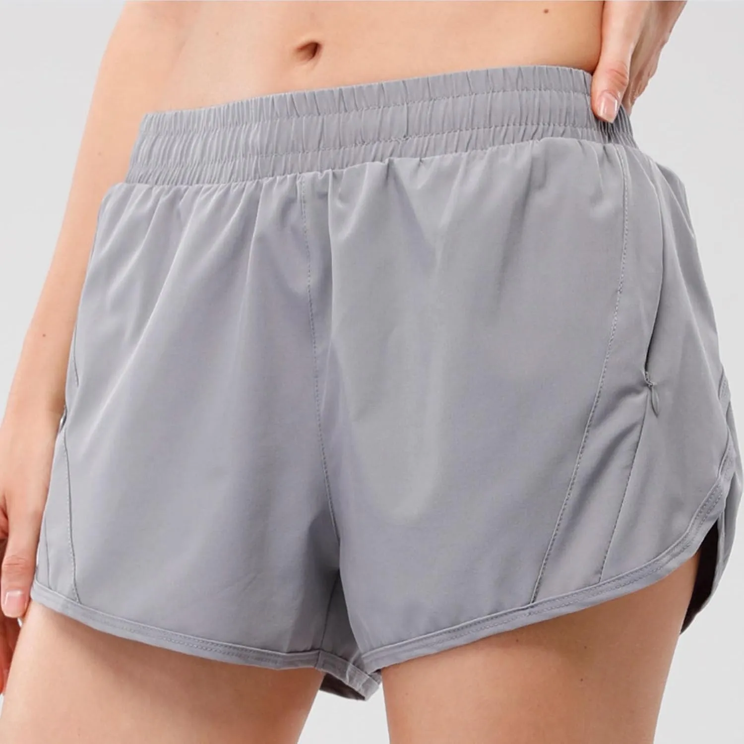 Womens Shorts Casual Drawstring Elastic Waist Running Pants Loose Drawstring Solid Color Athletic Beach Shorts