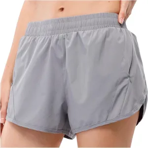 Womens Shorts Casual Drawstring Elastic Waist Running Pants Loose Drawstring Solid Color Athletic Beach Shorts