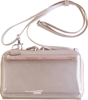 Women's Smartphone Cell Phone Crossbody Shoulder Bag Synthetic Leather, Multi-functional with Detachable Shoulder Strap, Card and Coin Pockets, Small