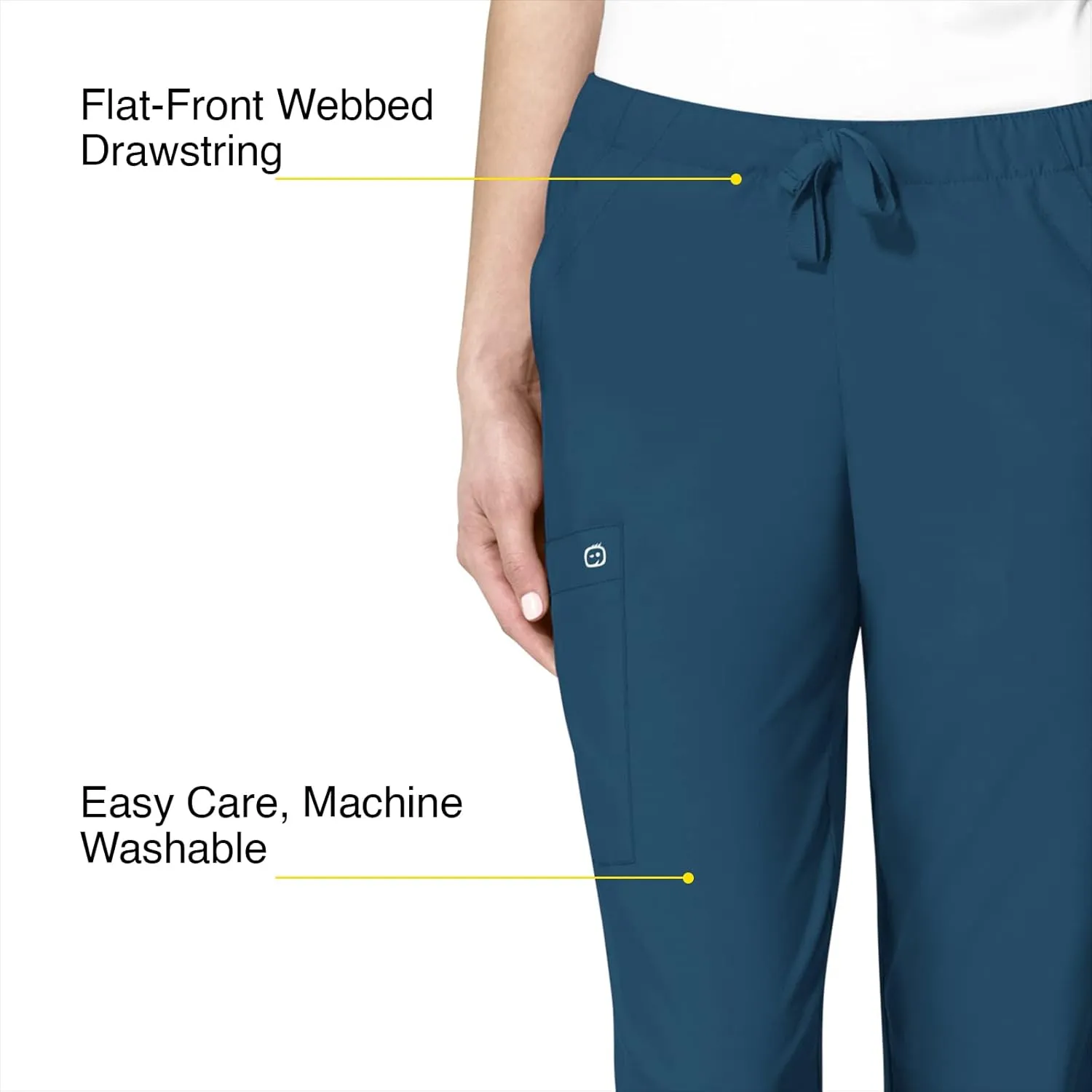 WonderWink Petite Women's Drawstring Pant