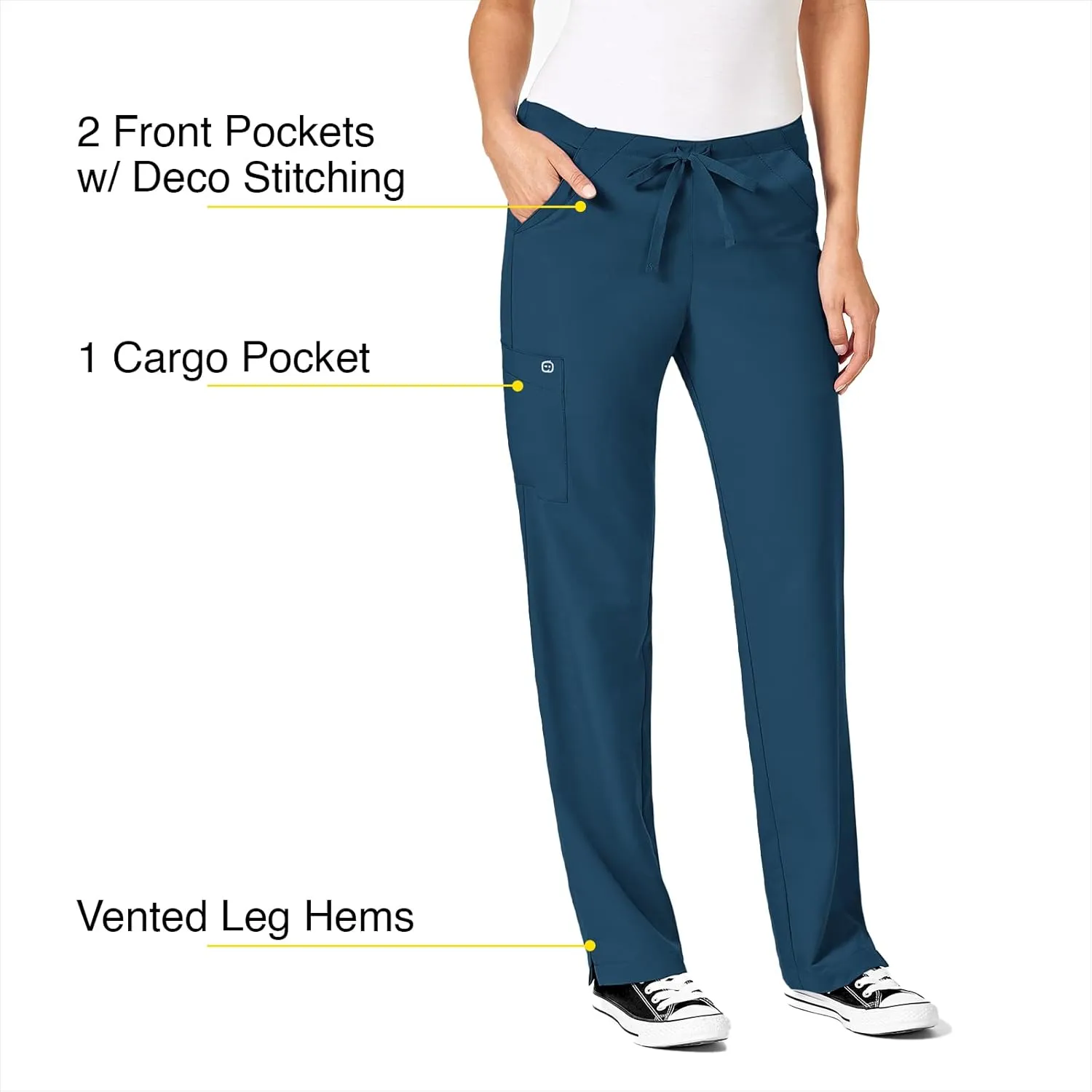 WonderWink Petite Women's Drawstring Pant
