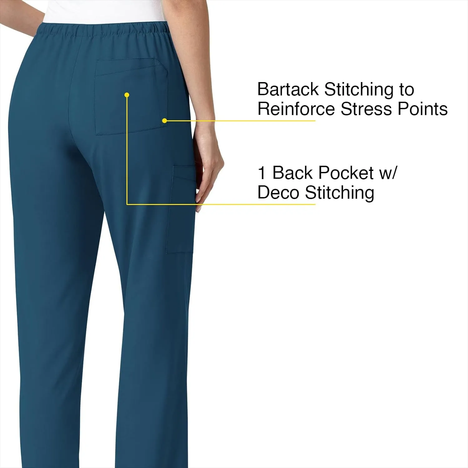 WonderWink Petite Women's Drawstring Pant