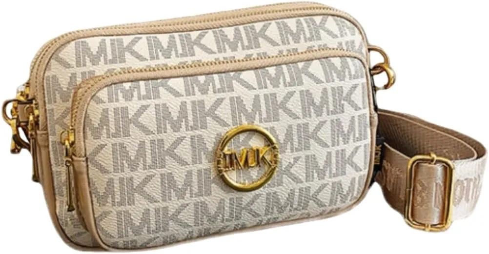 Xehuro Small Crossbody Purse Shoulder Bag for Women Chest Bag Daypack Multiple Pockets with Wide Strap