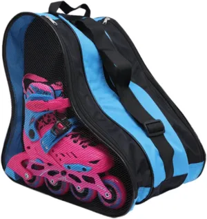 YUDONG Roller Skate Bag,Skating Shoes Storage Bag Stores Inline, Quad, or Ice Skates, with Carry Handle and Adjustable Shoulder Strap, for child and Adults Roller Skate Accessories.