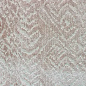 Zadig Fabric | All Over Cut Velvet on Linen Look | Upholstery Fabric