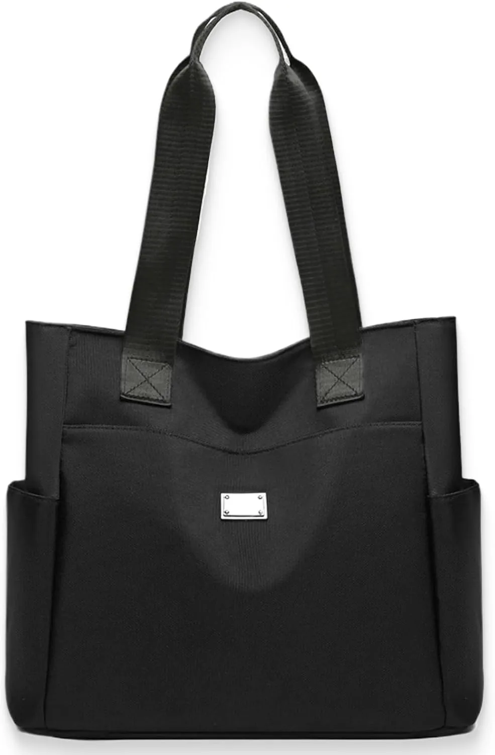 Zcjeaneviln Bag Waterproof, Large Capacity Water Repellent Multi Pocket Nylon Shoulder Bags, Oxford Tote Shoulder Bag