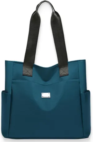 Zcjeaneviln Bag Waterproof, Large Capacity Water Repellent Multi Pocket Nylon Shoulder Bags, Oxford Tote Shoulder Bag